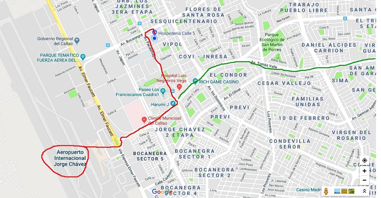 Callao Calle 5 - Lima Airport מראה חיצוני תמונה